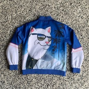 Ripndip Cool Cat Graphic Bomber Jacket